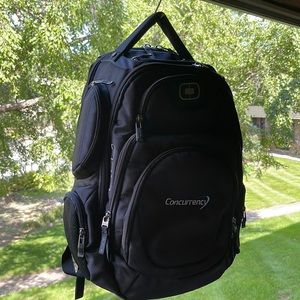 Ogio concurrency black back-bag.